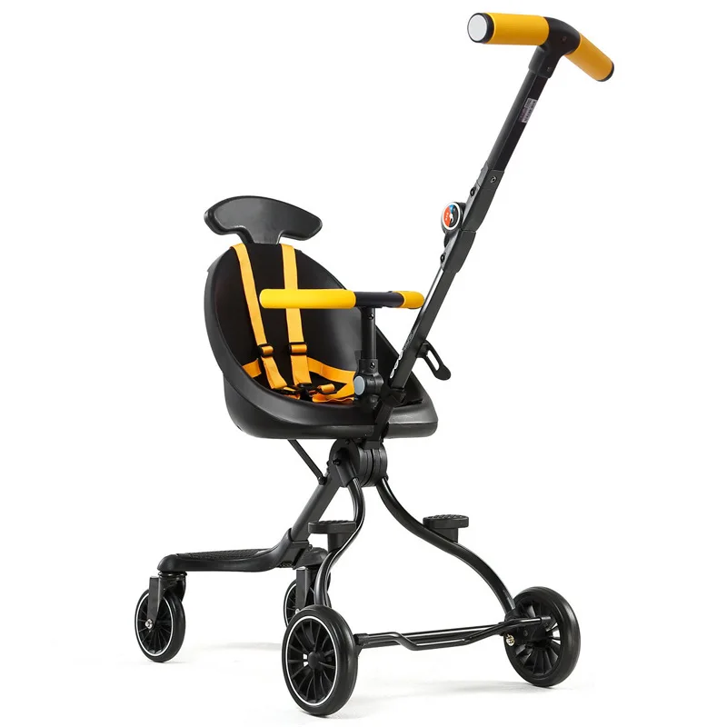 The V5 Walker V8 Baby Light Can Fold The Two-way Children\'s Car High Landscape Trolley Stroller 2-1  Baby Stroller  Baby