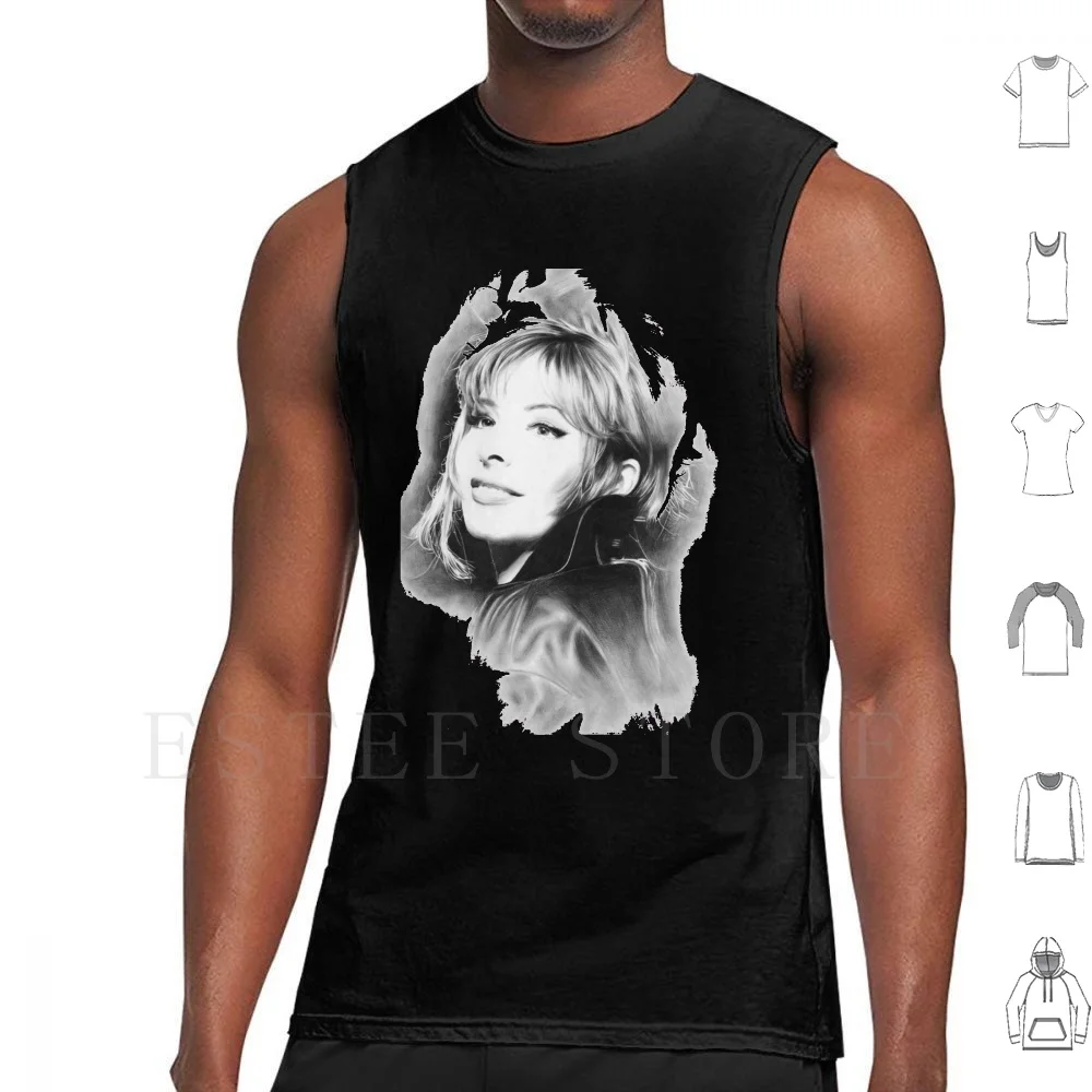 Mylène Farmer Marguerite Gautier , Mylene Farmer 2020 , Mylene Farmer Mari Tank Tops Vest French Mylene Farmer France