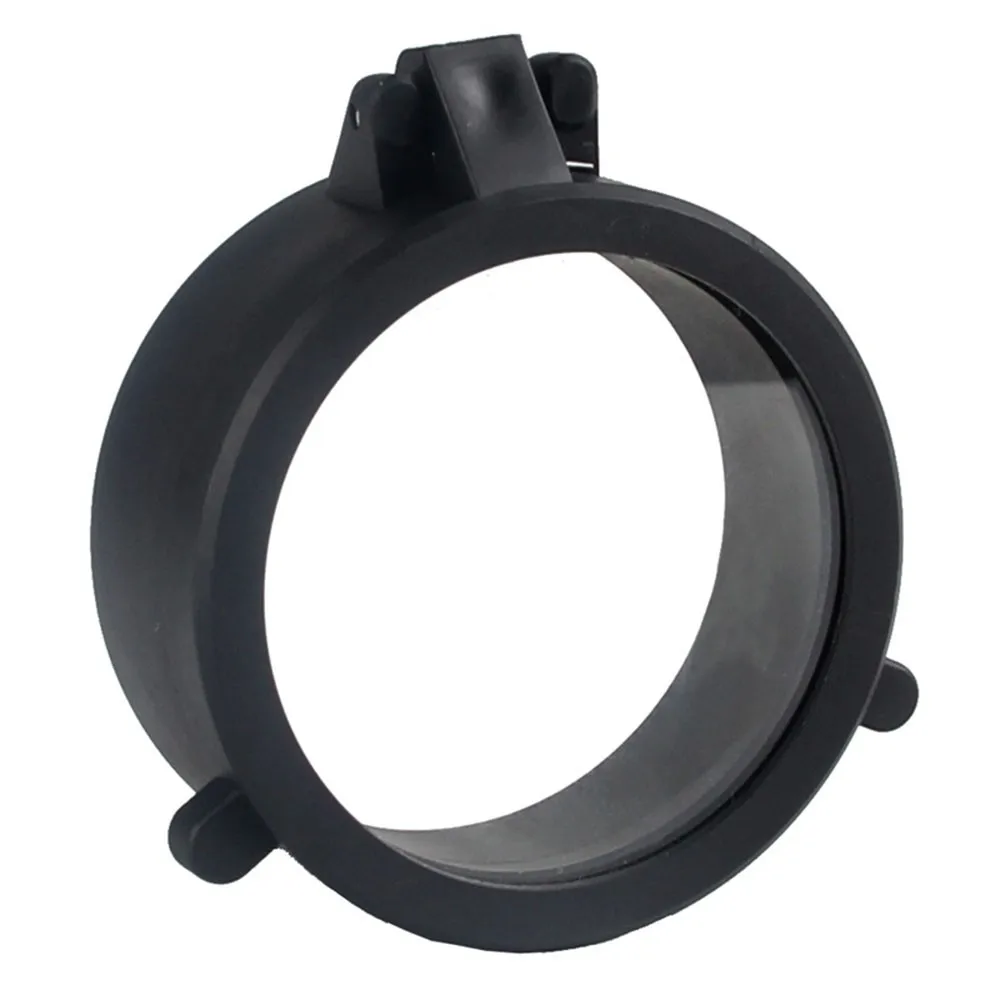 30mm-69mm Flip Up Quick Spring Cap Objective Lense Lid Hunting Rifle Scope Caliber Scope Lens Protection Hunting Gun Accessories