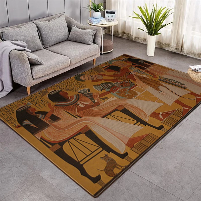 Dunhuang Wandbild bedruckte Teppiche Home Wohnzimmer 3D-Farbdruck Raum dekoration Tür matte rutsch feste wasch bare kleine Teppich