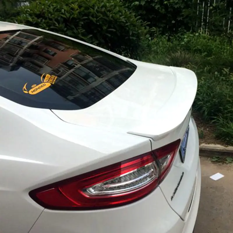 Para Mondeo Spoiler MK5 Mondeo Material ABS alerón trasero de coche imprimación de Escape Color alerón trasero para Ford Mondeo MK5 Spoiler 2013-2016