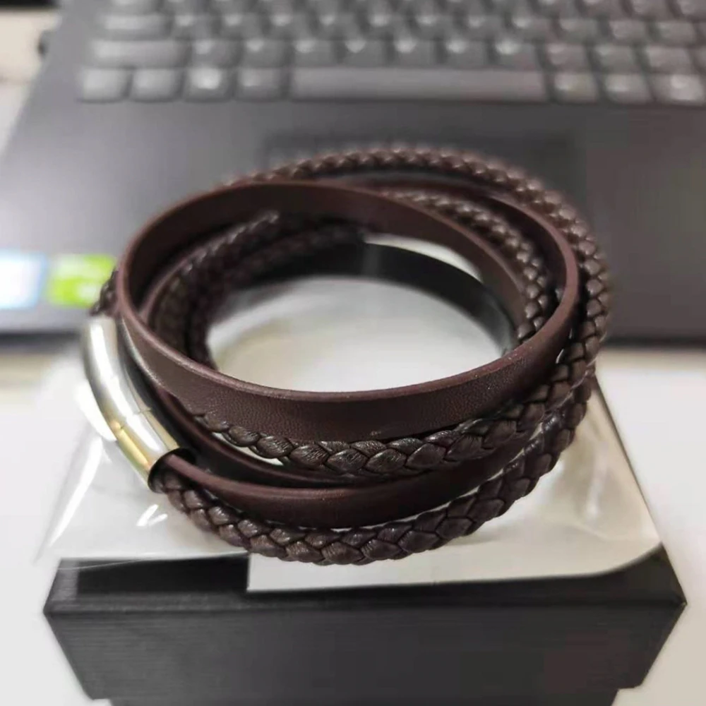 2 Meter Bunte 3-10mm Flache Echtleder-Schmuckschnur, DIY-Halsketten- und Armbandzubehör – Detail 8