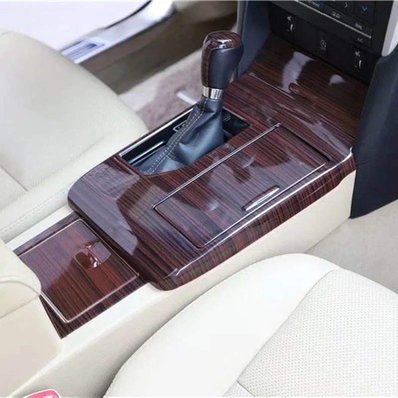 Interior Wooden Color Trim Panel Garnish Cover Car Accessories For Toyota Camry 2012 2013 2014 2015 2016