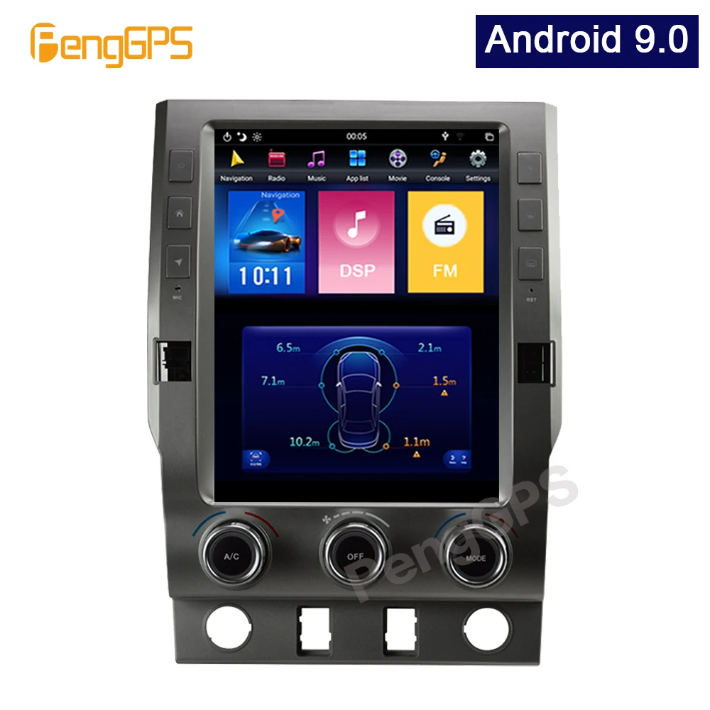 For Toyota Tundra 2014-2019 Android Radio Multimedia DVD Player 4+64G GPS Navigation Car Stereo Touchscreen PX6 Carplay Headunit