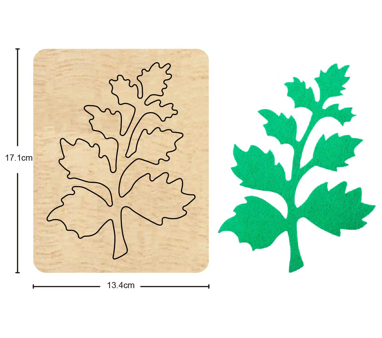 

Leaf Leaves Cutting Die 2020 New Fake Flower Making Craft Wooden Die Suitable for Common Die Cutting Machines on the Market