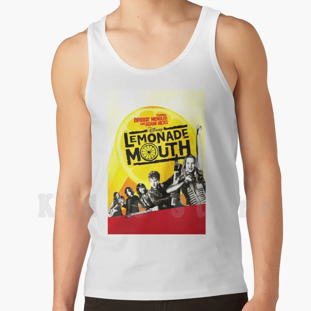 Lemonade Mouth Tank Tops Vest 100% Cotton Lemonade Mouth Movie Musical Family Bridget Mendler Adam Hicks Olivia Wen