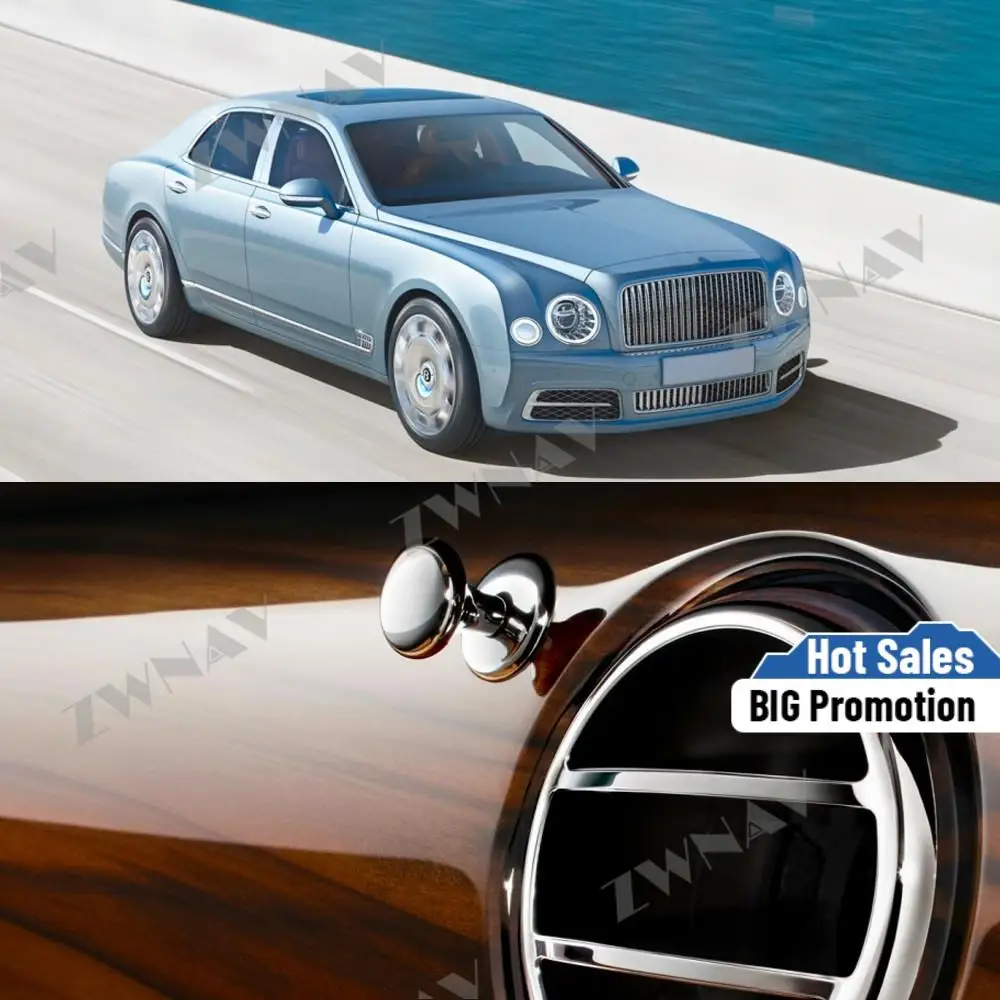 Vertical screen Android 10.0 Car Multimedia Player For Bentley Mulsanne 2012-2019 GPS Navi audio radio stereo head unit