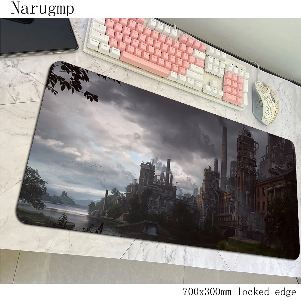 Building Sci Fi mouse pad esports gaming mousepad anime 900x400x4mm notbook desk mat cute padmouse games pc gamer mats