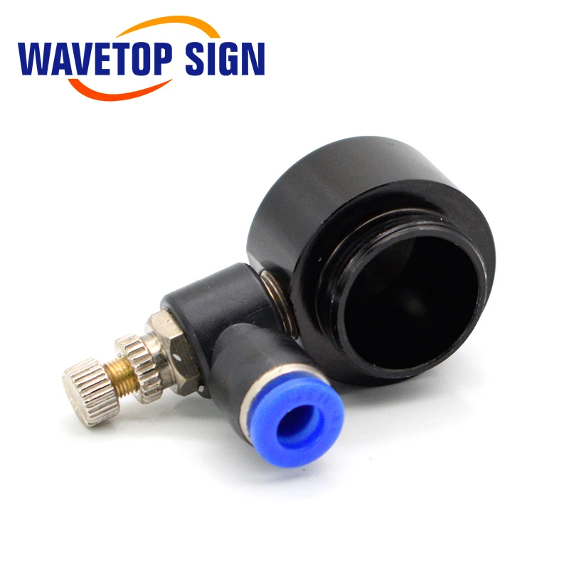 فوهة هواء WaveTopSign لعدسة التركيز Dia.20x38.1mm فوهة قصيرة Co2 مع تركيب لآلة القطع بالليزر CO2 برأس الليزر