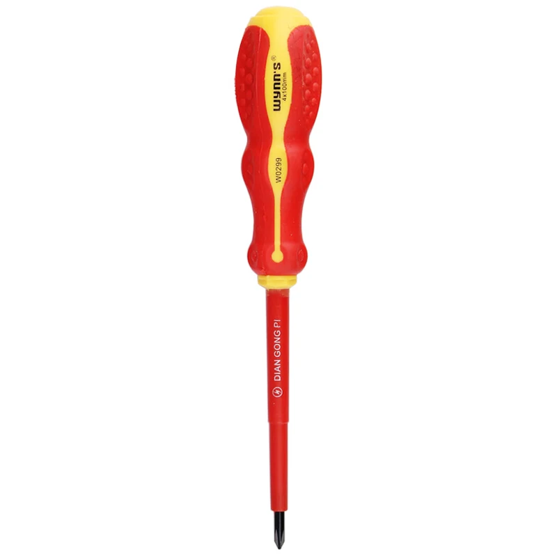 1 Piece 3*75-6*150mm Insulated Screwdriver CR-V Phillips Slotted Screwdrivers Magnetic Screw Bolt Driver Screw-driving Tools