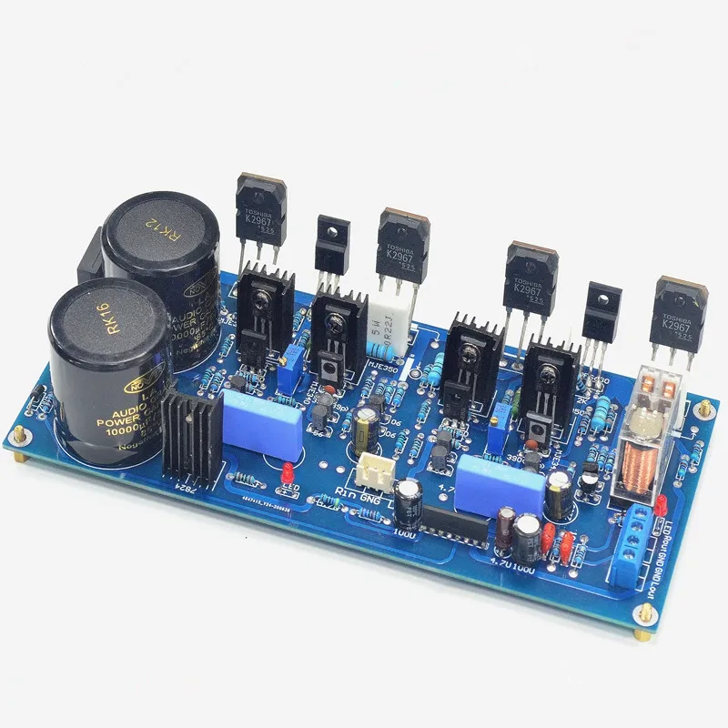 

V21 K2967 Field Effect Tube Discrete 100W *2 HIFI Dual Channel Stereo Audio Amplifier Board