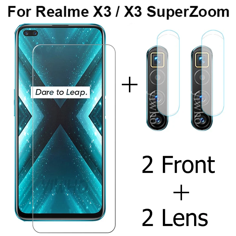 

Tempered Glass Realme X3 SuperZoom Glass For OPPO Realme GT Neo 8 Pro 7 X7 6 6i 5 C21 C3 C20 C25 Screen Protector Camera Film