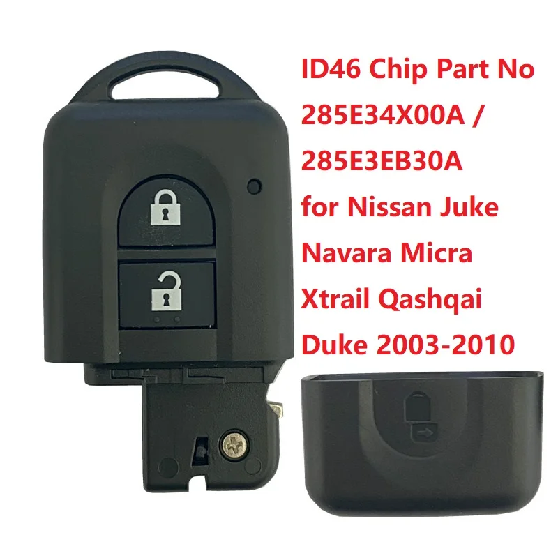 CN027036 For Duke Juke Micra Note Navara Xtrail Qashqa key 433MHz PCF7936 ID46 Chip Part No 285E34X00A / 285E3EB30