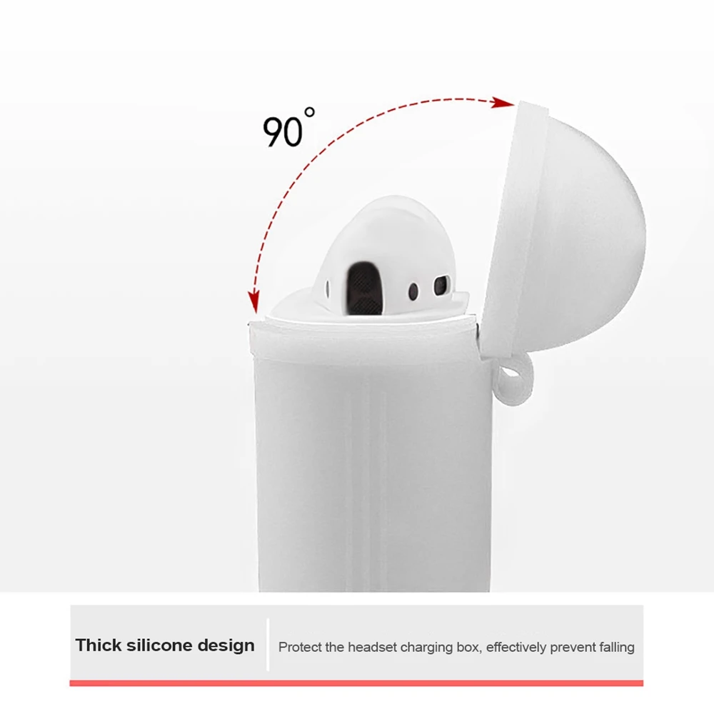 2024 New Silicone Bluetooth Wireless Earphone Case For Apple Air Pods 2 1 Protective Cover Skin Accessories Charging Box