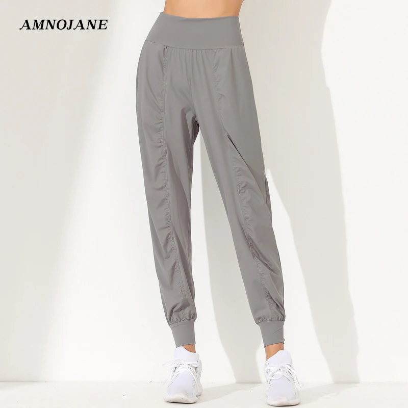 High Waist Pants For Women Sweatpants Yoga Wear Sport Fitness Joggers Pants Gym Running Jogging Track Trousers Loose Sportswear