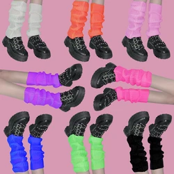 Y2k punk sólido legal malha meias longas meninas joelho ao ar livre alta elastic perna aquecedores 2000s senhora quente gótico hip-hop rock sock