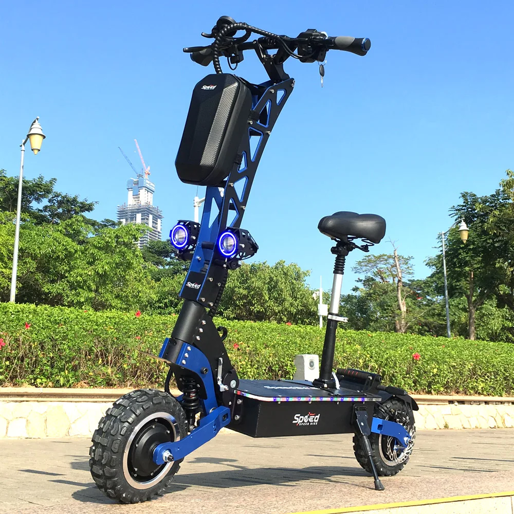 SpeedBike 7000W Electric Scooter with Dual Engine Motors drive good suspention E Scooter electrico Toursor