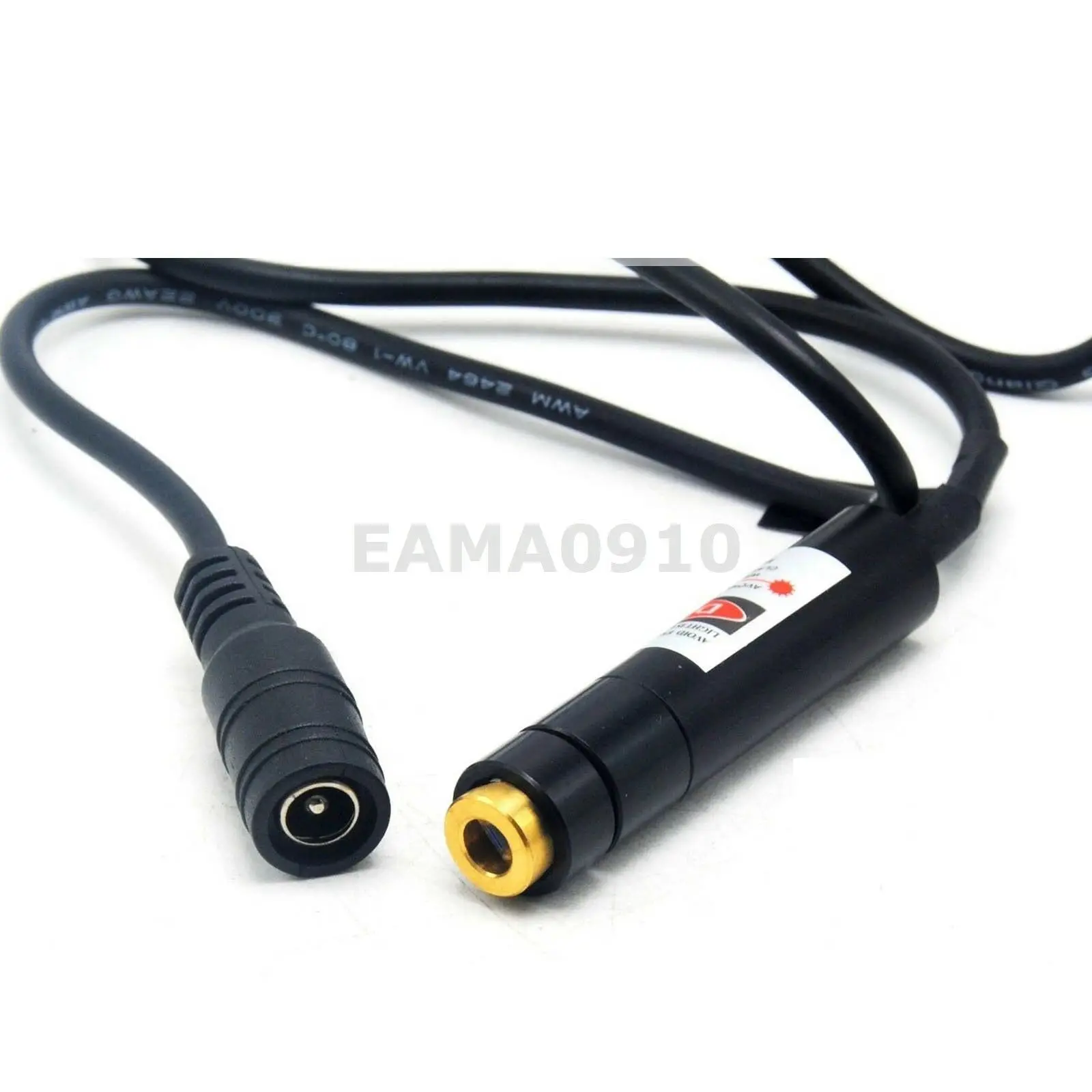 Dot Locator Focusable 650nm 80mW DC5V 12x55mm Red Laser Diode Module w/ Adapter