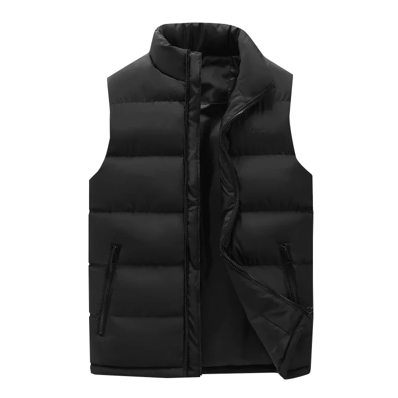 Autumn and winter new fashion vest men's casual vests large size down cotton vest