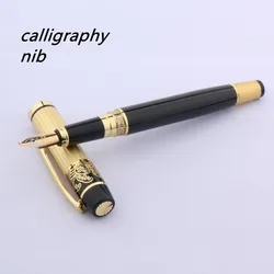 HERO 901 calligraphy fountain pen fine Fluent writing black golden piece Stationery Office school supplies