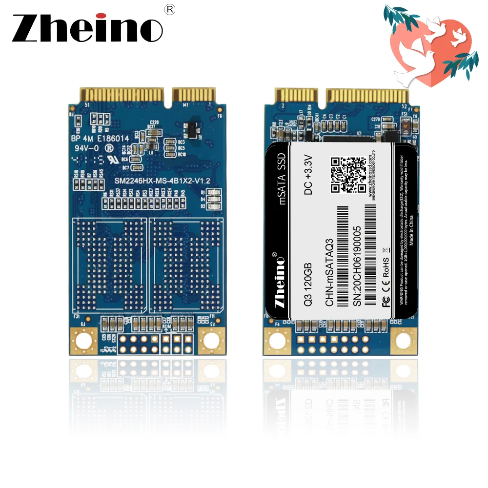 Zheino Msata SSD 120GB 240GB 480GB 1TB SSD Internal Solid State Drive For Laptop Mini PC Tablet PC