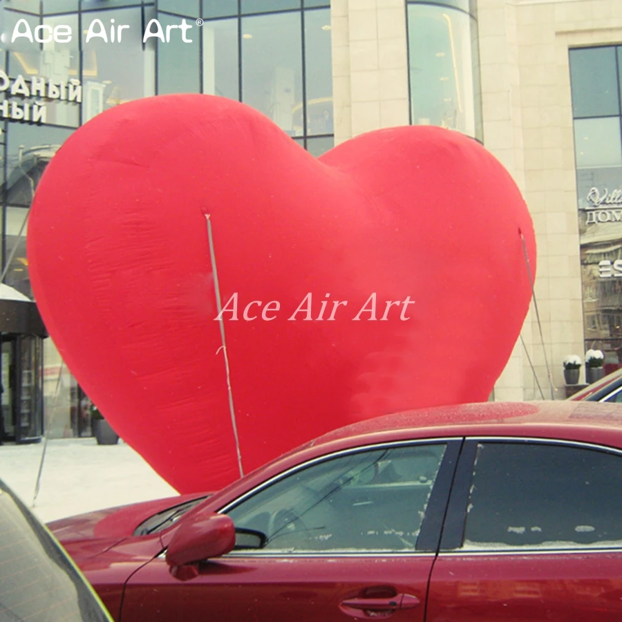 New Style Inflatable Incomplete Red Heart Valentine's Day Decoration For Outdoor Party/Celebration Made By Ace Air Art