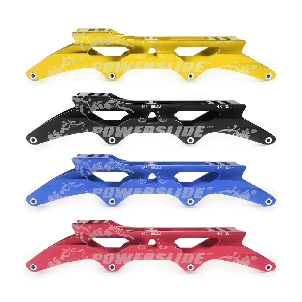 PS S3 Rama do jazdy na łyżwach w linii na 4 koła 90 mm 100 mm 110 mm Podstawa łyżew ze stopem aluminium Śruby podwozia 4 * 100 4 * 110 prędkości