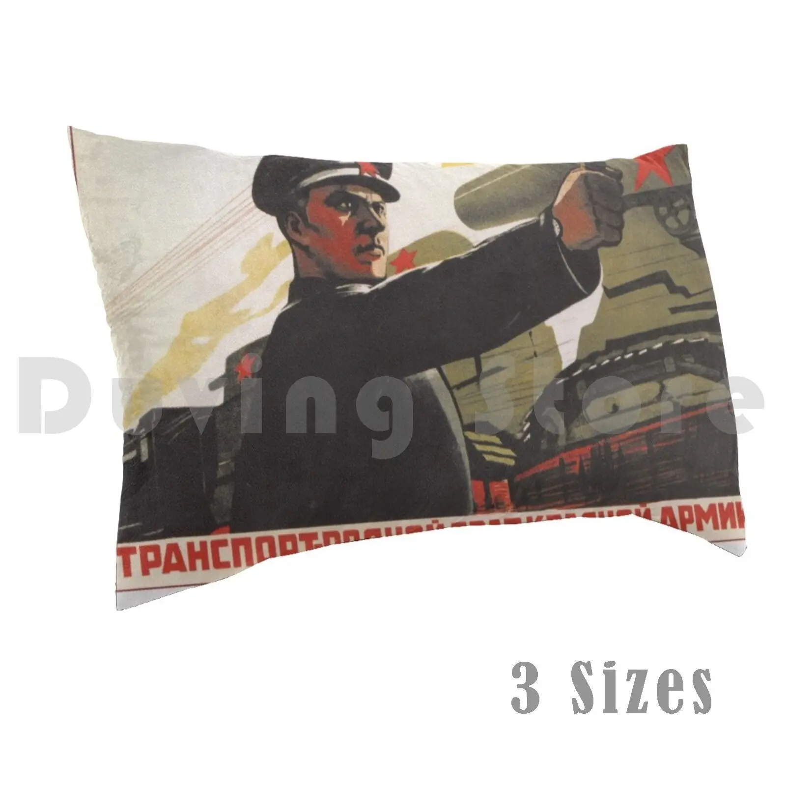 Soviet Poster Propaganda Ussr Army Pillow Case Printed 50x75 Soviet Propaganda Ussr Stalin Lenin Marx