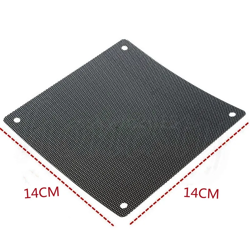 5pcs black computer 9cm 12cm 14cm dust cover computer mesh heat dissipation ultra-fine dust cover