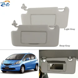 ZUK Car Driver Side Left Sunvisor Sun Visor Shield Antidazzle Sunshade For HONDA FIT JAZZ 2009 2010 2011 2012 2013 2014 GE6 GE8