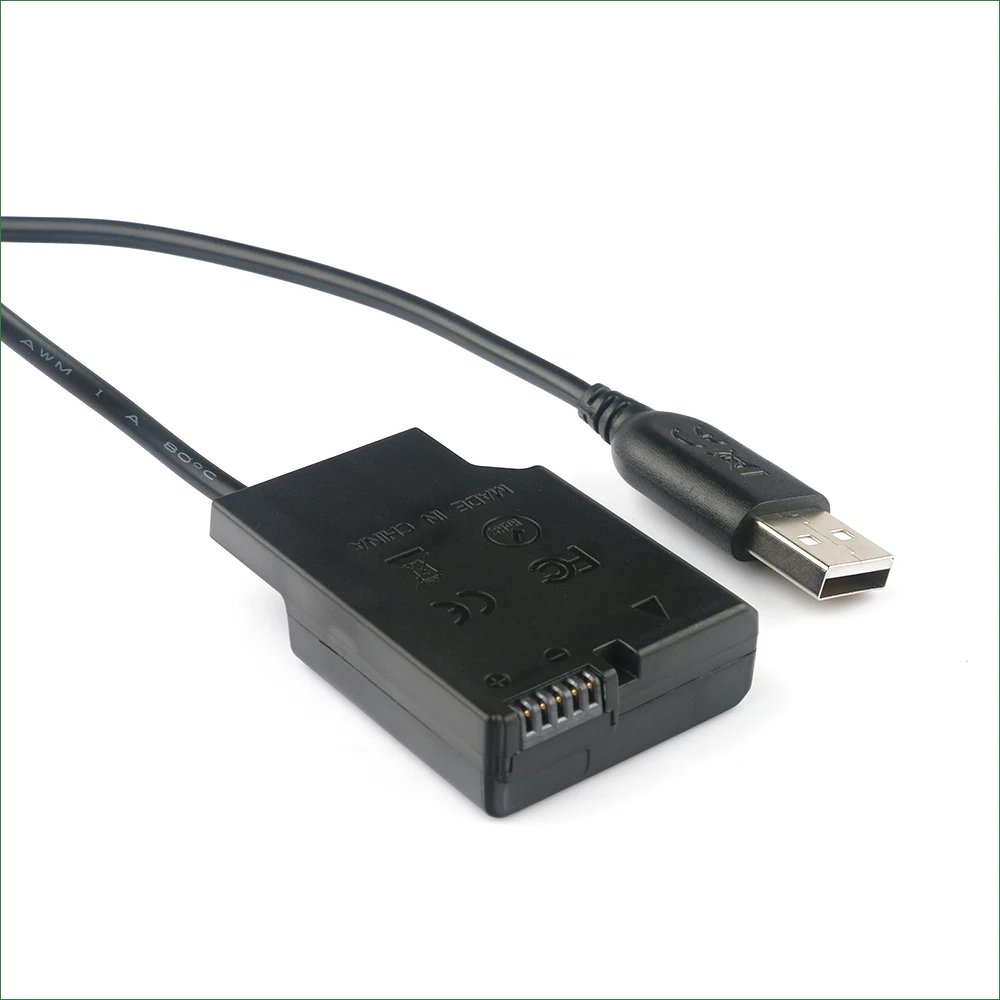 Lanfulang 5V USB to EN-EL14 EL14A EP-5A Dummy Battery Power Bank USB Cable for Nikon COOLPIX P7000 P7100 P7700 P7800