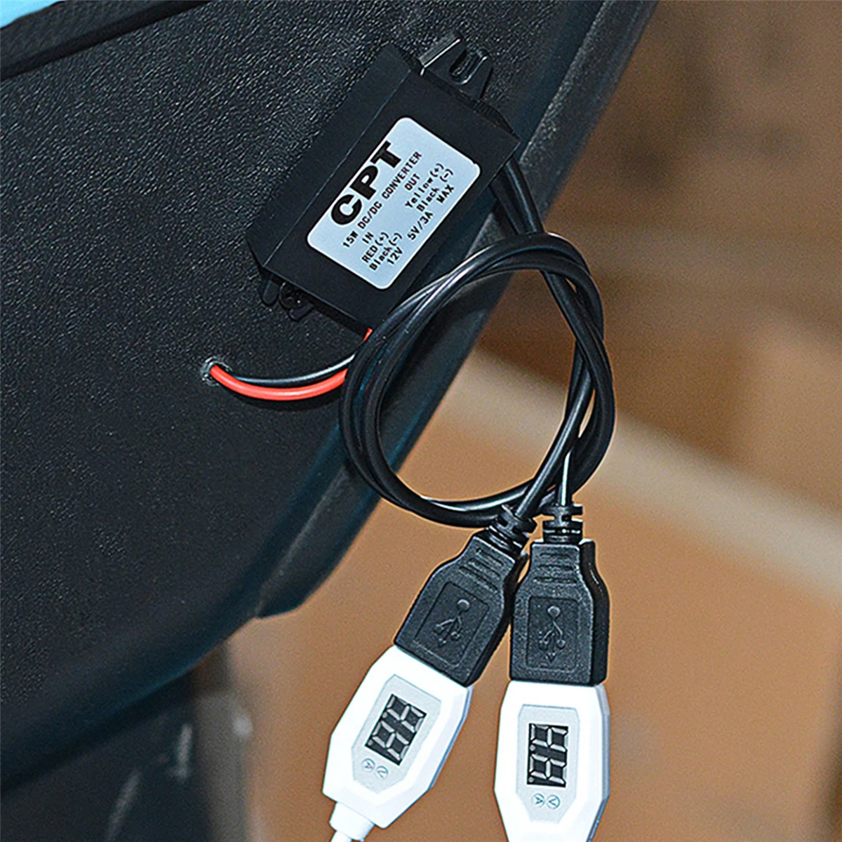 12V to 5V 3A 15W DC Converter Buck Module Power Supply Regulator Dual USB Output Adapter view 6