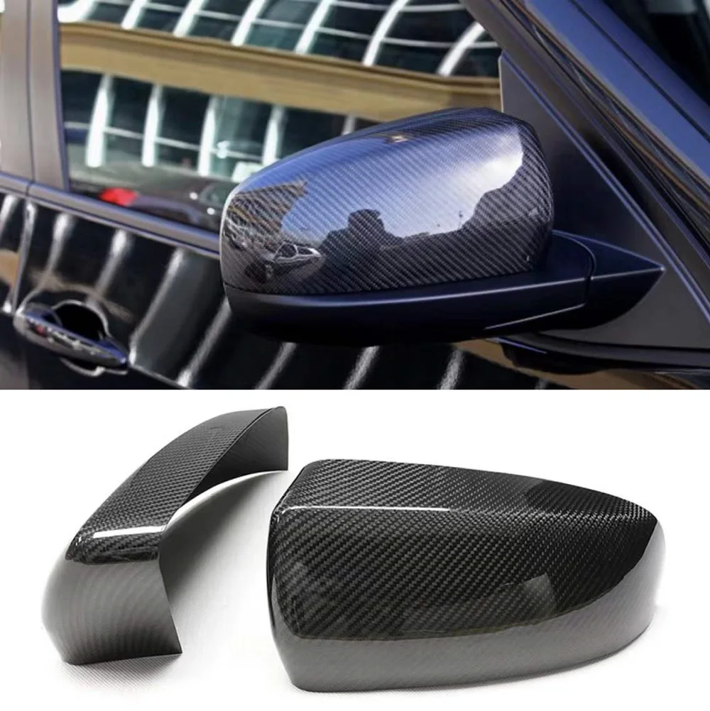 

Real Carbon Fiber Car Side Mirror Cover Cap Accessories Fit For BMW X5 E70 X6 E71 2008-2013