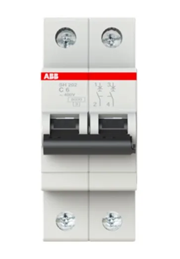 

SH202-C6 10103986 2P | 6A | C | 6kA Miniature Circuit Breaker