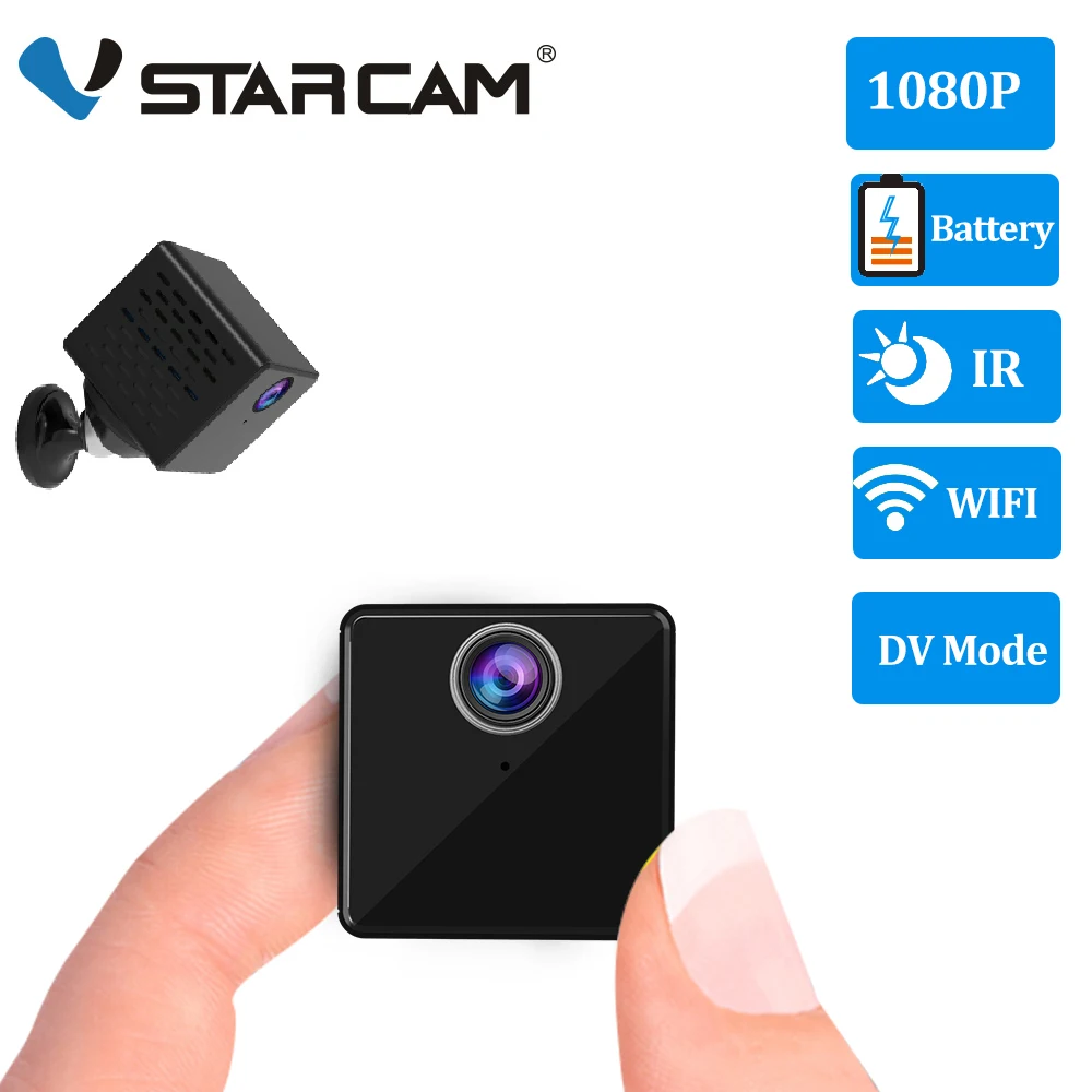 

Vstarcam CB73 2MP 1080P Battery Power IP Camera AI Humanoid Smoke Alarm Cry Detection Intercom Baby Monitor