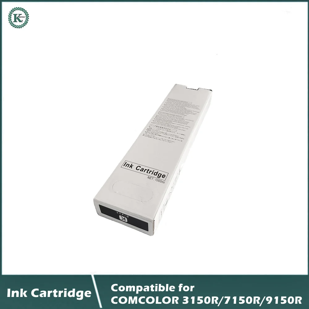 Imagem -03 - Cartucho de Tinta Compatível para a Impressora a Jato de Tinta Iso Comcolor 3150r 7150r 9150r 1000ml k c m y Cor