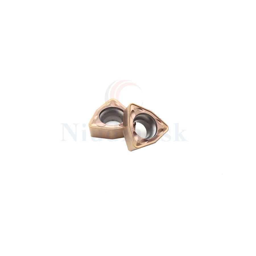WCMX040208FN ACZ330 كربيد آلة خرط تعمل بالتحكم الرقمي بواسطة الحاسوب معالجة تحول إدراج عالية الجودة مقحمة تقطيع مقاومة للاهتراء U الحفر تحول شفرة
