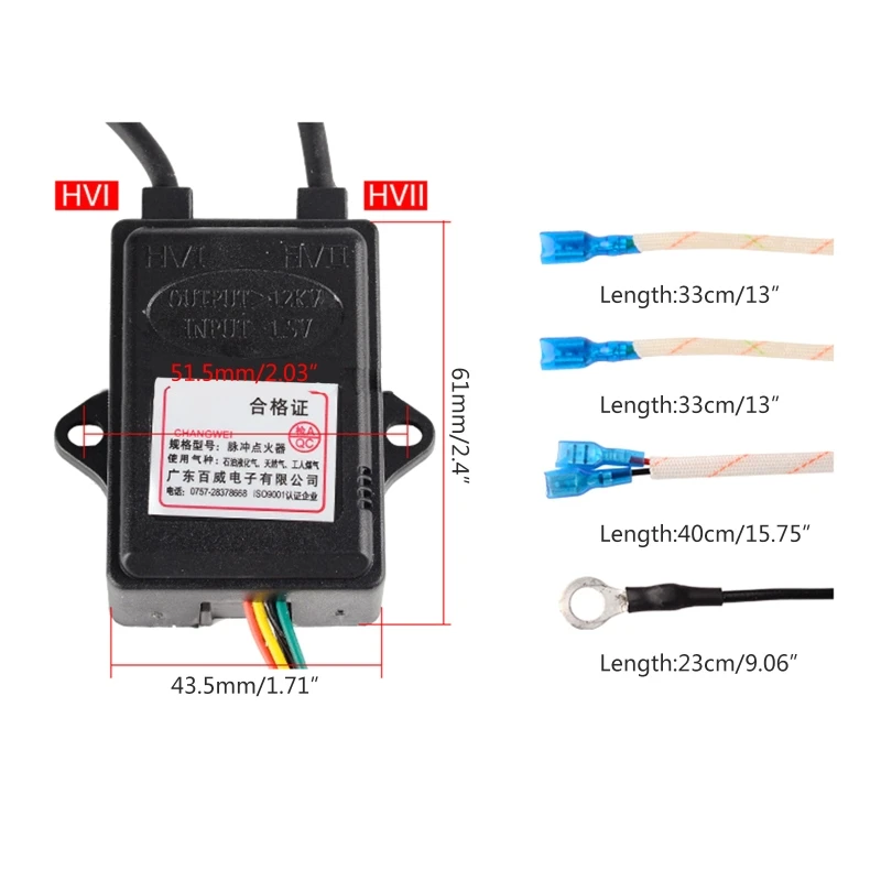 Automatic Gas Ignition Module Gas Ignition Control Box for Burner Oven Stove Boiler Grill Gas Stove Accessories