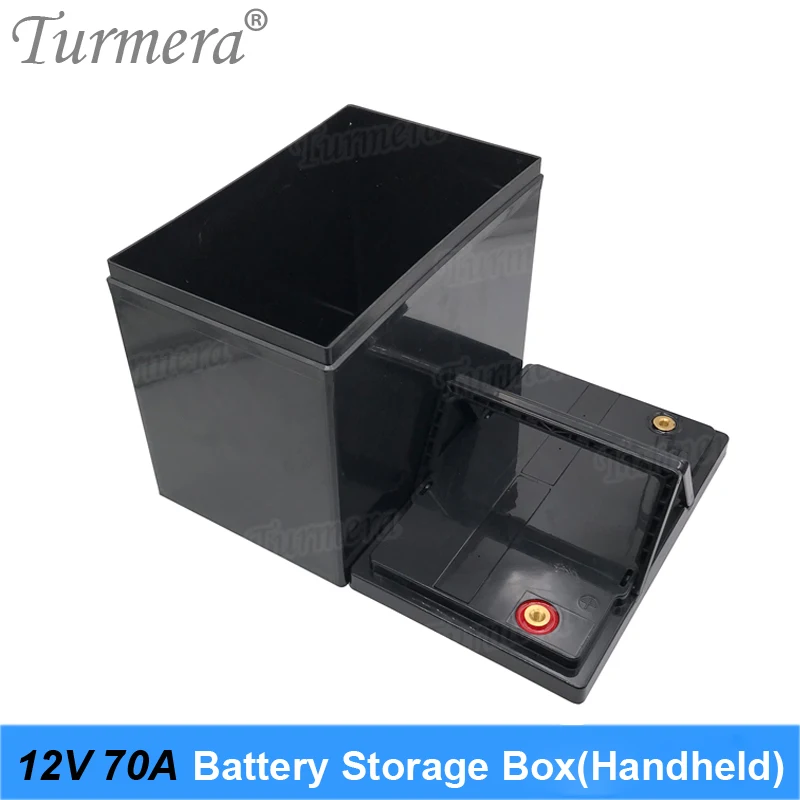 

Turmera 12V Battery Storage Box for 3.2V Lifepo4 Battery Use Can Build 70Ah to 100Ah for Solar System Uninterrupted Power Supply