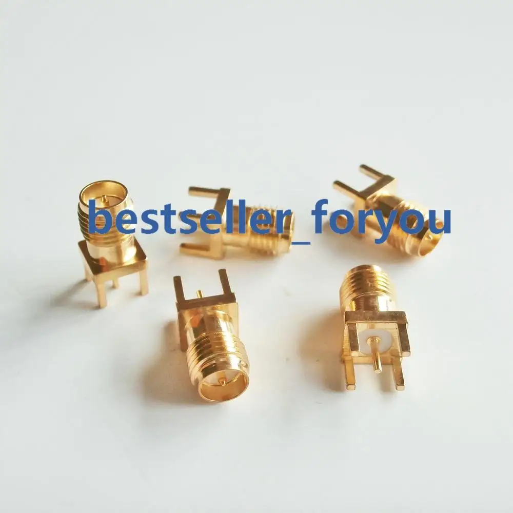 1 шт. PCB крепление RP SMA разъем RPSMA Разъем Прямой разъем РЧ коаксиального адаптера