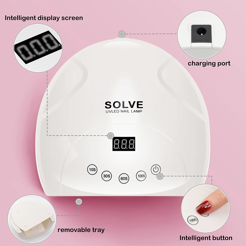 

Nail Lamp 48W UV LED Nail Dryer Quick Dry Nail Gel for Curing Gel Polish With Smart Sensor Manicure Nail Art Salon Equipment