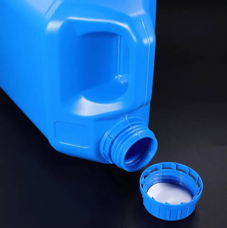 Empty 2 liter square plastic bottle liquid jerry can food grade HDPE Container for Alcohol Gel shampoo Refillable bottle 1Pcs