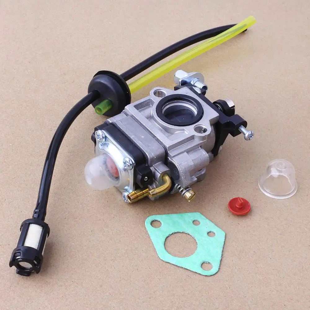 

15mm Carburetor Kit For Brushcutter 43cc 49cc 52cc Strimmer Cutter Chainsaw Carb Gasket w Oil Bubbles