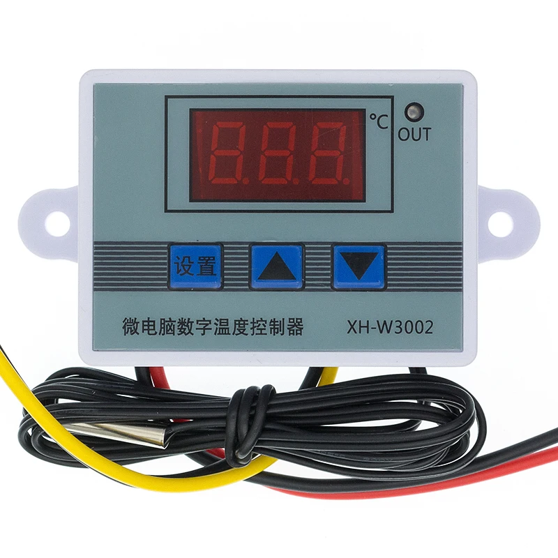 AC110-220V Digital LED Temperature Controller XH-W3001 W3002 W3230 For Incubator Cooling Heating Switch Thermostat NTC Sensor