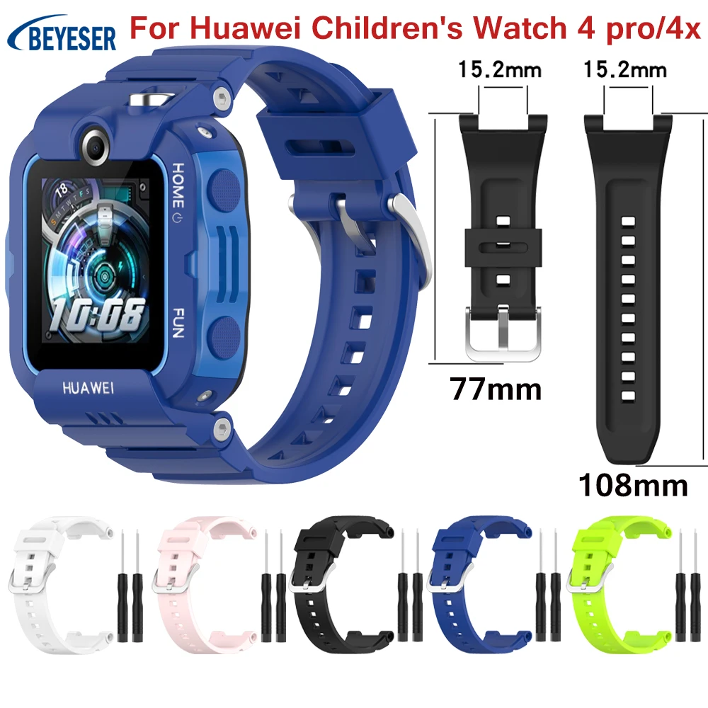 Silicone Strap  For Huawei Children's Watch 4x Bracelet For Huawei  Watch 4x Replacement Wristband Accessories New