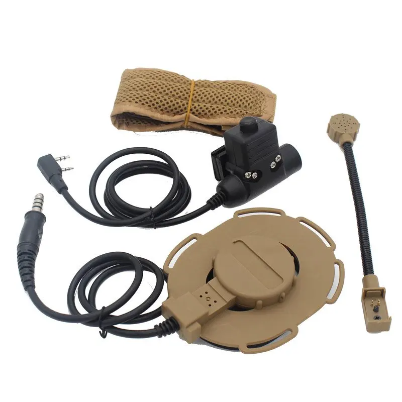 Headset tático Bowman Elite II, estilo U94 PTT, apto para Kenwood BaoFeng, UV-5R, GT-3TP, UV-82, BF-F8HP, BF-F9, V2 Plus, UV-5RE Plus