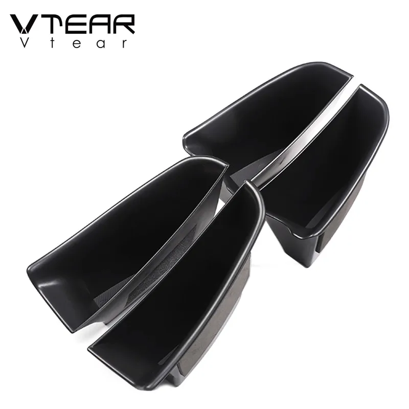 Vtear Car Interior Door Storage Box Decoration Inner Armrest Accessories Trim Styling Parts For Chery Tiggo 8/Tiggo 8 Pro/Max