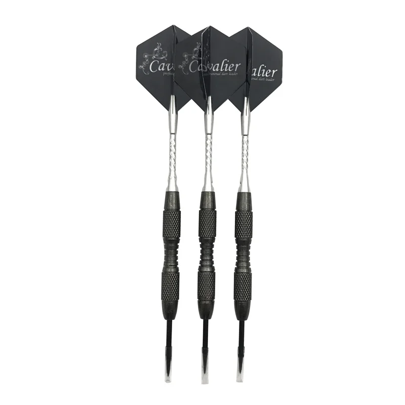 Hohe-qualität 20g Fest Darts 3Pcs Neue 16cm Länge Stahl Tip Darts Wolfram Barrel Silbrig Weiß dart Wellen Flüge Dardos