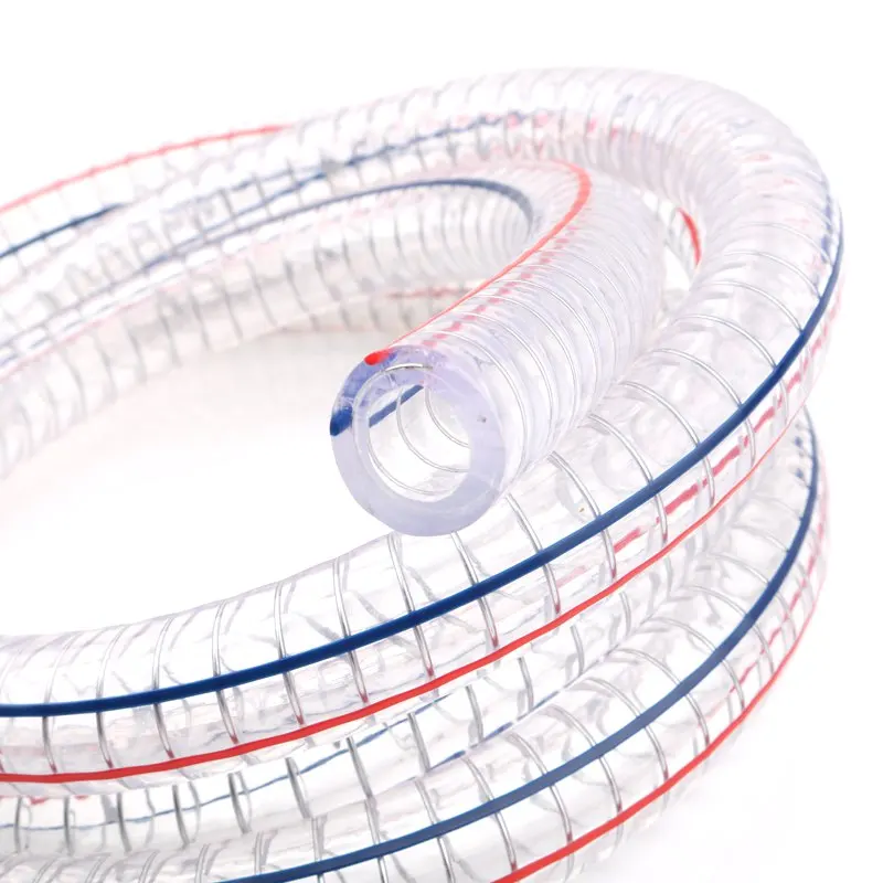 1M przezroczysty miękki wąż hydrauliczny z PVC ID.10 ~ 38mm wysokiej jakości elastyczna rura pompy wodnej rura olejowa