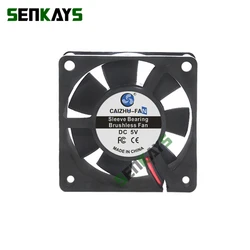 60x60x20mm 6020 DC5V 12V 24V 3D Printer Cooler Fan 60mmx20mm Brushless Machine Equipment DC Motor Cooling Fan XH2.54 2Pin